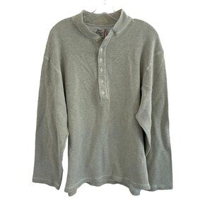 Diesel Knitting Co Ribbed Henley Shirt Size XL Men's Cotton Top Vintage